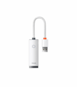 Baseus Lite Series Ethernet Adapter USB-A to RJ45 LAN Port 100Mbps WKQX000002 White