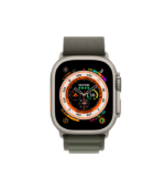 Apple Watch Ultra 49mm Titanium Green Alpine Loop MQEW3 M - Image 2