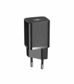 Baseus Super Si Quick Charger 1C 20W With Type-C to Lightning Cable TZCCSUP-B01 Black