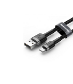 Baseus Kevlar USB Cable Lightning 2.4A 1m CALKLF-BG1 black/grey