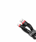 Baseus Kevlar USB Cable Lightning 2.4A 1m CALKLF-B19 Black/Red - Image 2