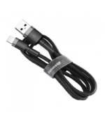 Baseus Kevlar USB Cable Lightning 2.4A 1m CALKLF-BG1 black/grey - Image 3