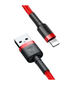 Baseus Kevlar USB Cable Lightning 2.4A 1m CALKLF-B09 red - Image 2