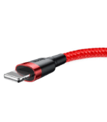 Baseus Kevlar USB Cable Lightning 2.4A 1m CALKLF-B09 red - Image 3
