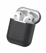 Baseus Super Thin Silica Gel Case For Airpods 1/2 WIAPPOD-BZ01 Black - Image 3