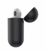 Baseus Super Thin Silica Gel Case For Airpods 1/2 WIAPPOD-BZ01 Black - Image 4