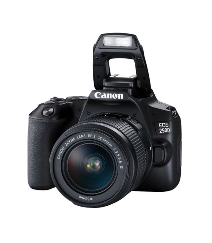 Canon EOS 250D EF-S 18-55 mm Black