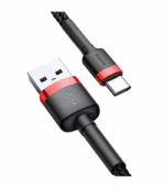 Baseus Kevlar USB Cable Type-C 3A 1m CATKLF-B91 red/black - Image 3