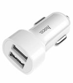 Hoco Car Charger 2 USB 2.4A Z12 Lightning white