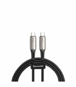 Baseus Water Drop Shaped Lamp Flash Charge Data Cable Type-C 20V 3A 1M CATSD-J01 Black