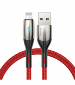 Baseus Horizontal Data Cable With An Indicator Lamp Lightning 2m CALSP-C09 Red