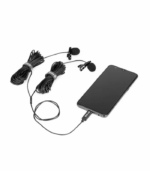 BOYA BY-M3D Digital Dual Lavalier Microphones Black - Image 2