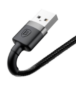 Baseus Kevlar USB Cable Lightning 2.4A 1m CALKLF-BG1 black/grey - Image 2