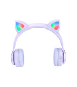 Hoco Cat Ear Kids Bluetooth Headphones W39 Purple - Image 2